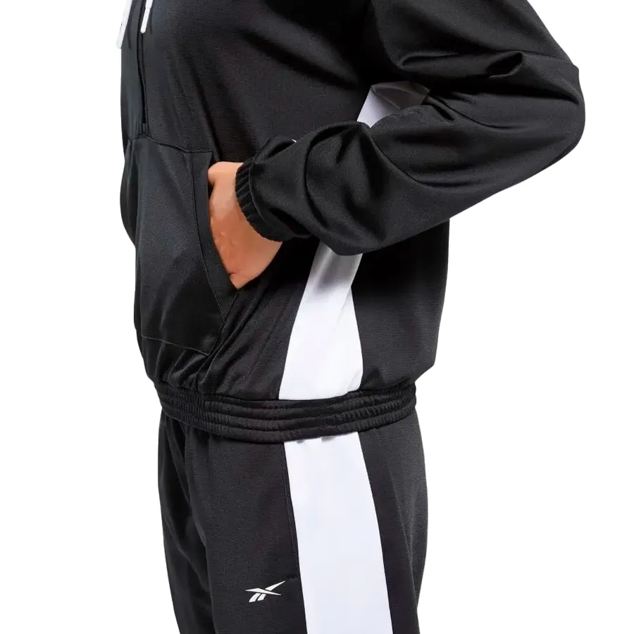 Imagen 6 de 8 de Conjunto Reebok Linear-NEGRO/BLANCO