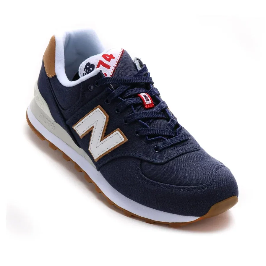 Imagen 0 de 4 de Zapatillas New Balance 574-MARINO/TOSTADO/BLANCO