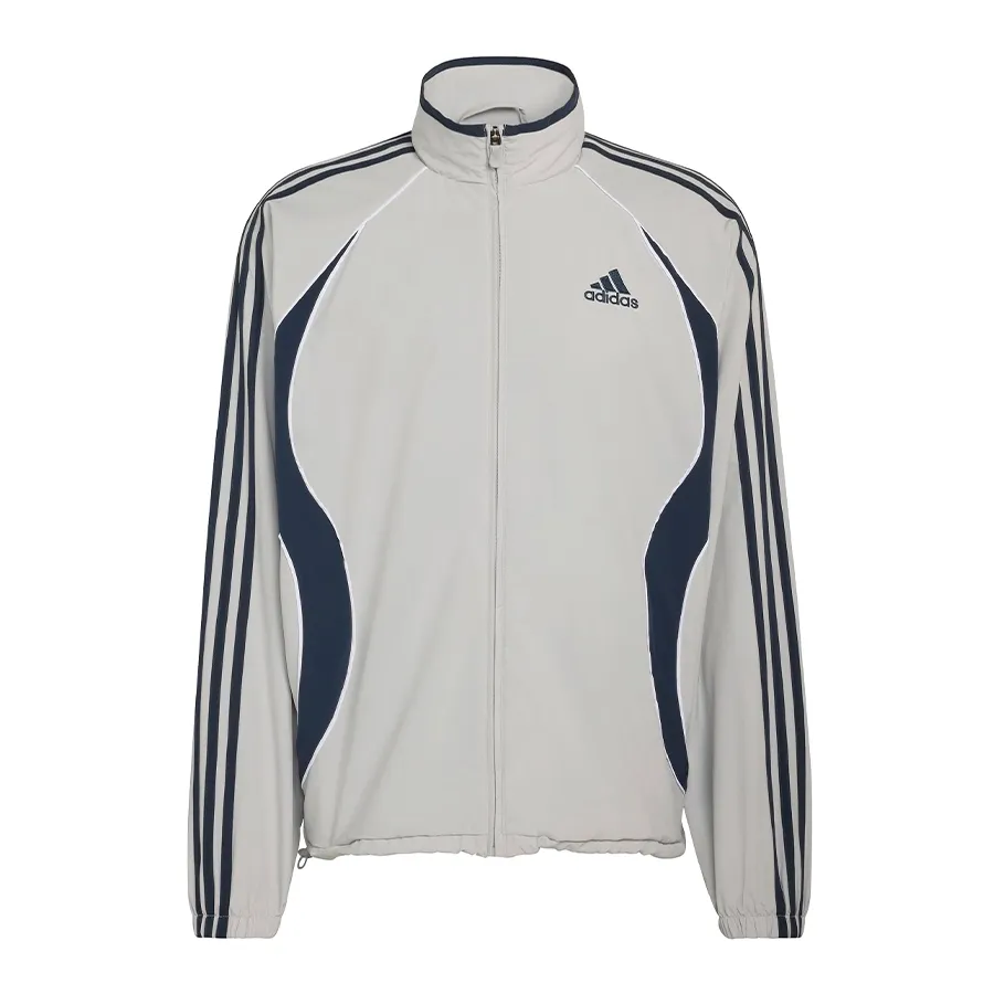 Imagen 2 de 5 de Campera adidas Teamgeist-GRIS/MARINO