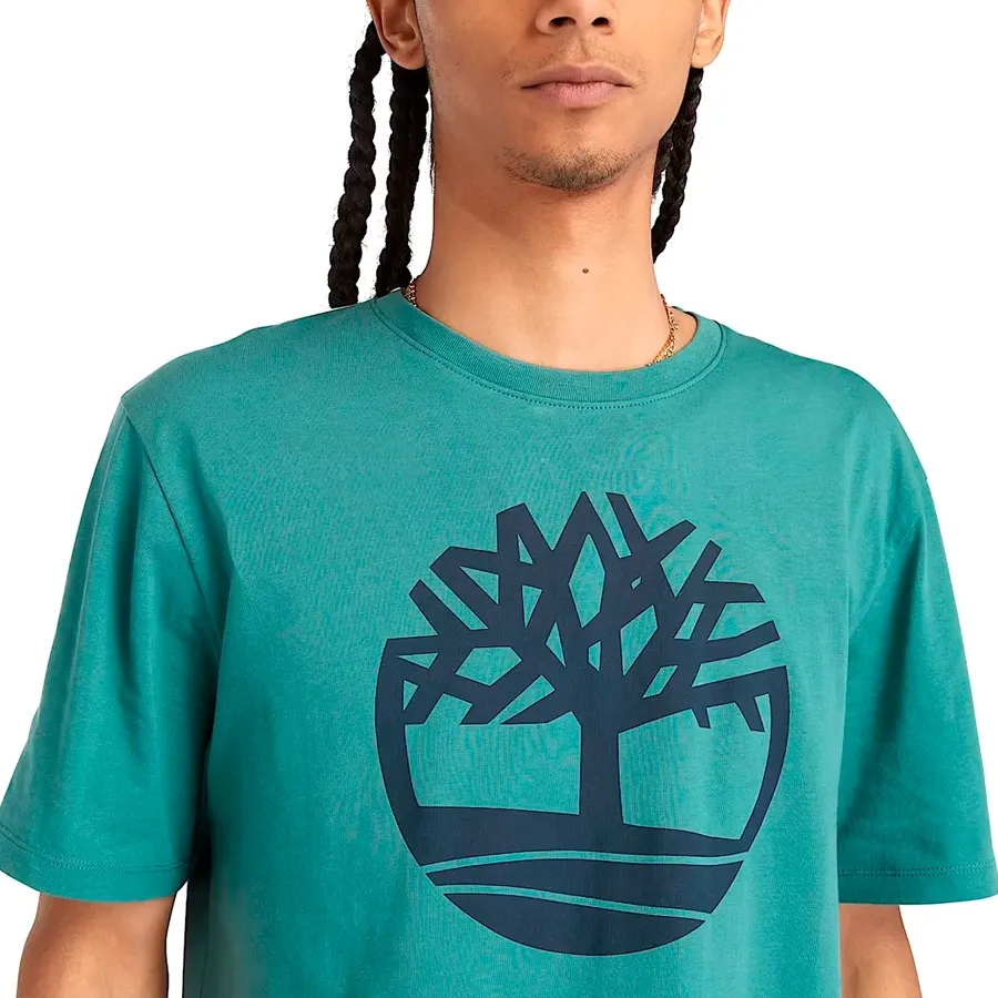 Imagen 2 de 3 de Remera Timberland Kennebec River Tree-VERDE/NEGRO