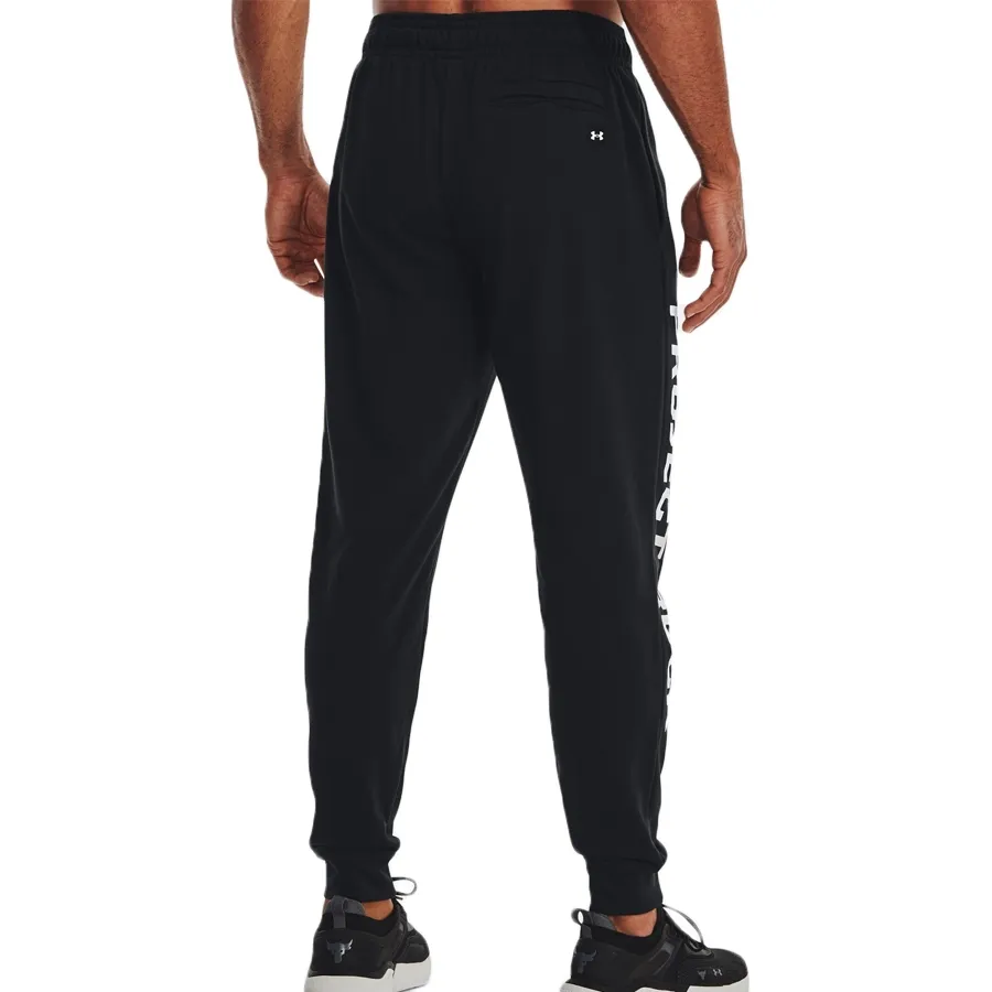 Imagen 3 de 6 de Pantalón Under Armour Project Rock Terry-NEGRO