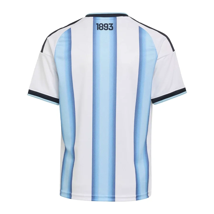 Imagen 2 de 5 de Remera adidas camiseta titular selección argentina 26-BLANCO/AZUL/CELESTE
