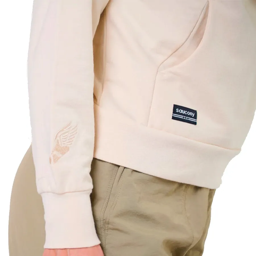 Imagen 3 de 4 de Buzo Saucony Recovery Zip Ivory-HUESO