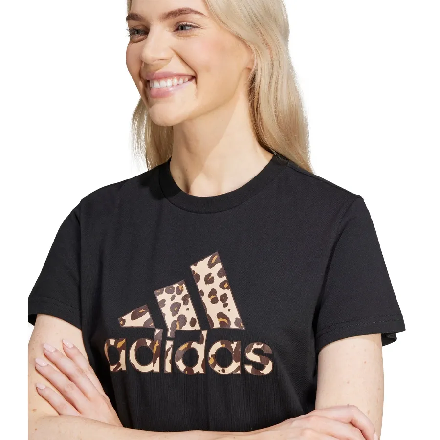 Imagen 3 de 5 de Remera adidas Animal Gt-NEGRO/LEOPARDO