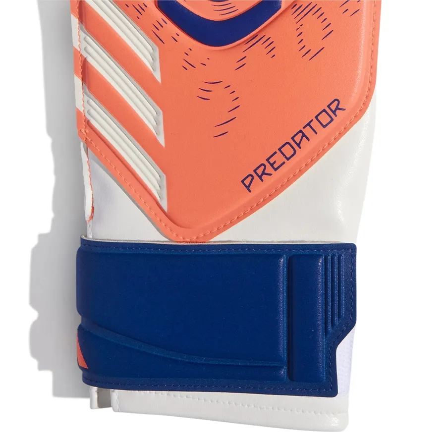 Imagen 2 de 3 de Guantes adidas De Arquero De Entrenamiento Predator Para Niños-CORAL/BLANCO/AZUL