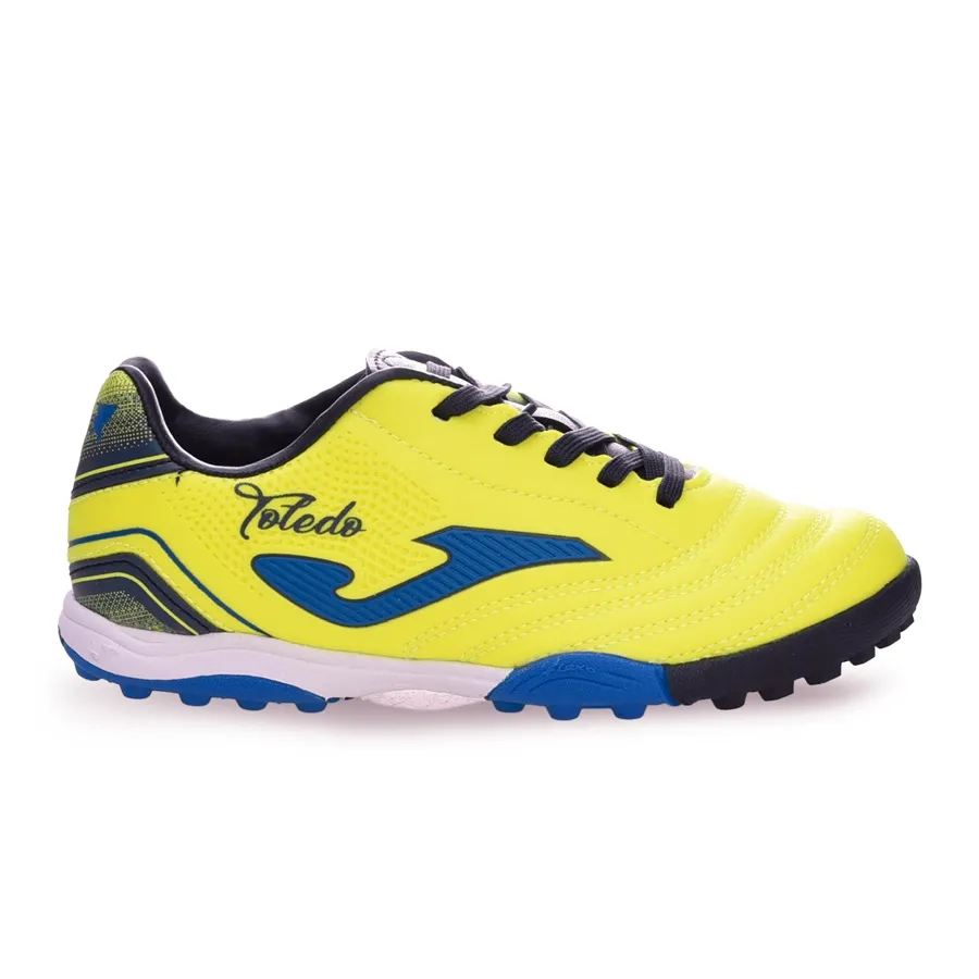 Imagen 0 de 3 de Botines Joma Toledo Turf Jr-AMARILLO FLUOR/AZUL