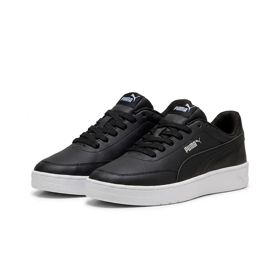 Imagen 1 de 7 de Zapatillas Puma Court Classic Clean-NEGRO