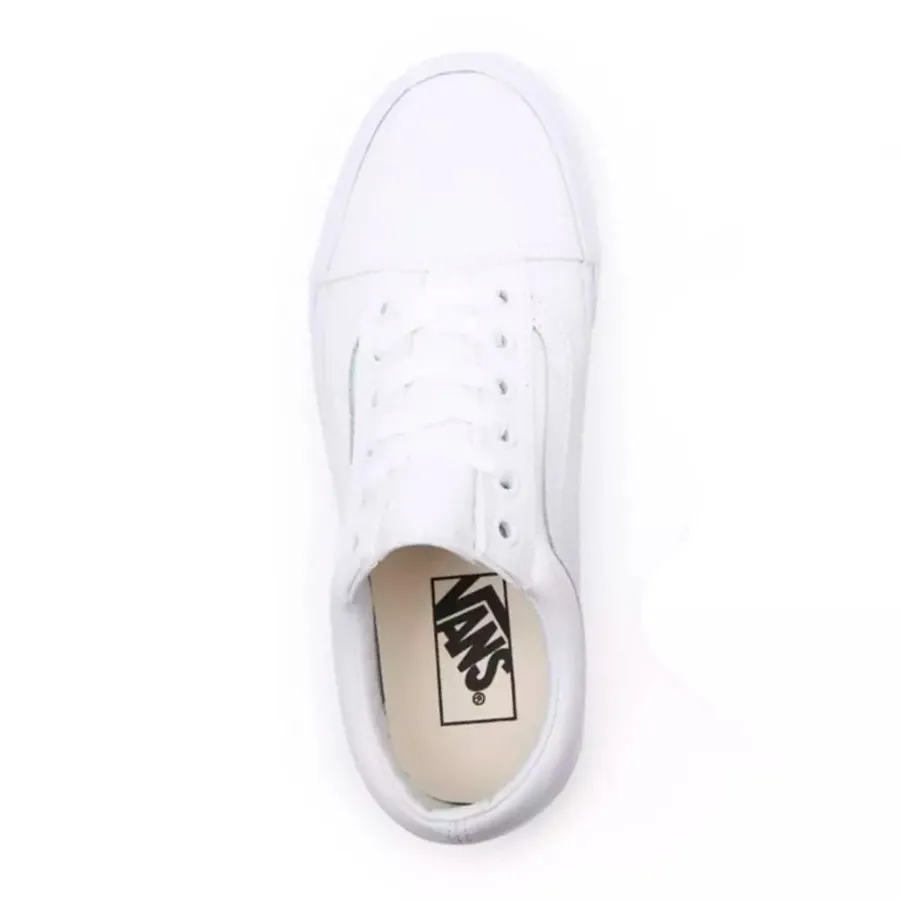 Imagen 4 de 6 de Zapatillas Vans Old Skool Platform-BLANCO