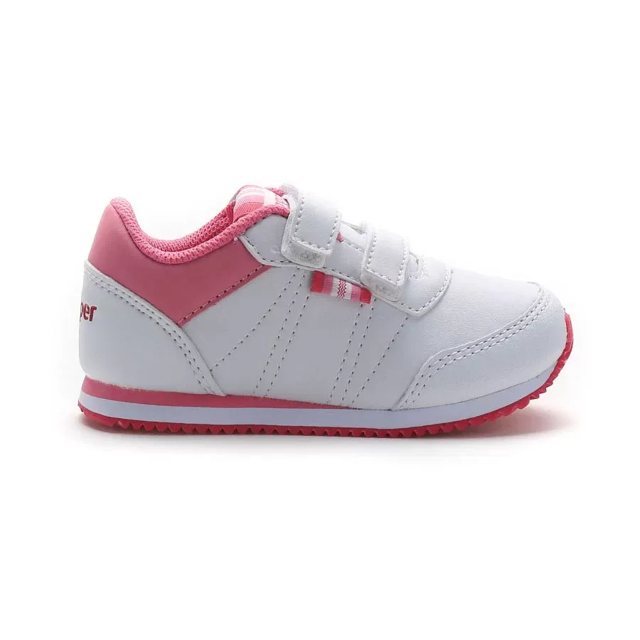 Imagen 4 de 5 de Zapatillas Topper Theo Cs Velcro Bebe-BLANCO/ROSA
