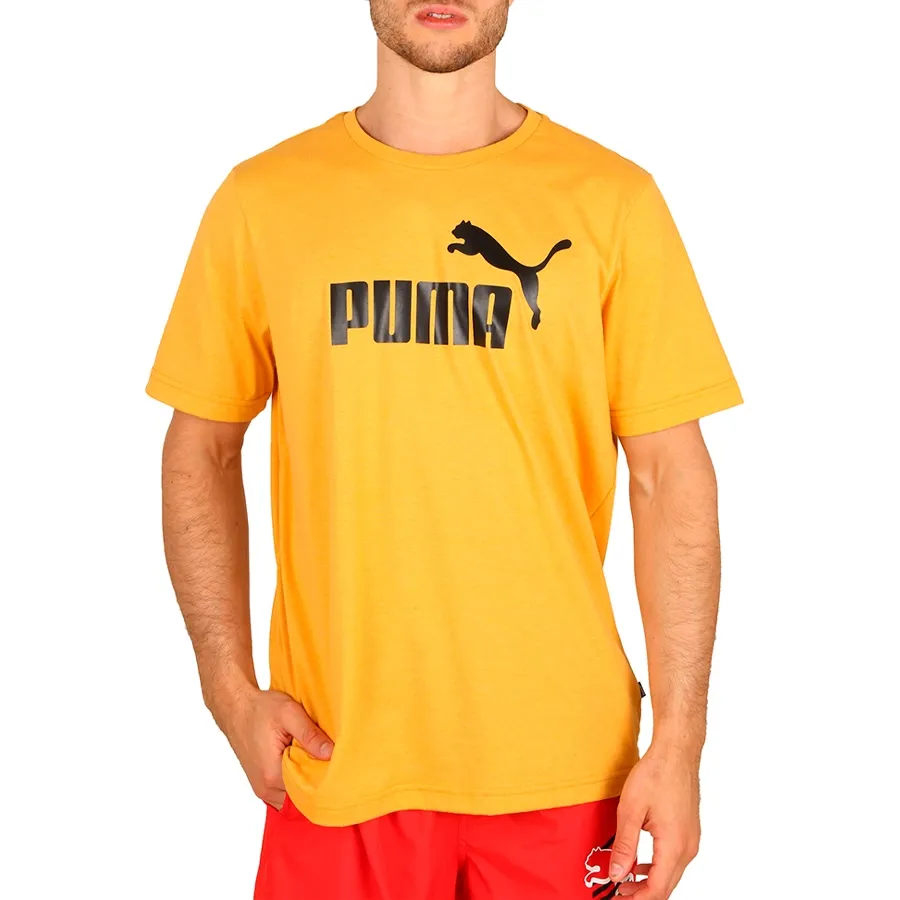 Imagen 0 de 3 de Remera Puma Ess Heather-AMARILLO