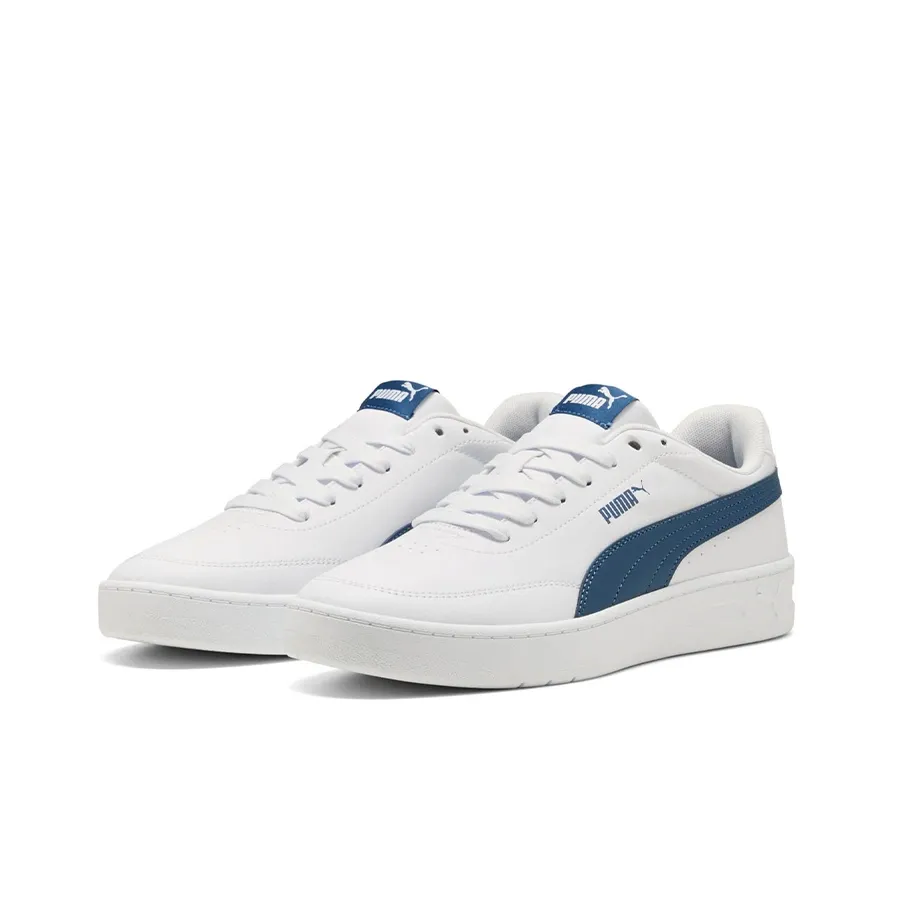 Imagen 1 de 7 de Zapatillas Puma Court Classic Clean-BLANCO/AZUL