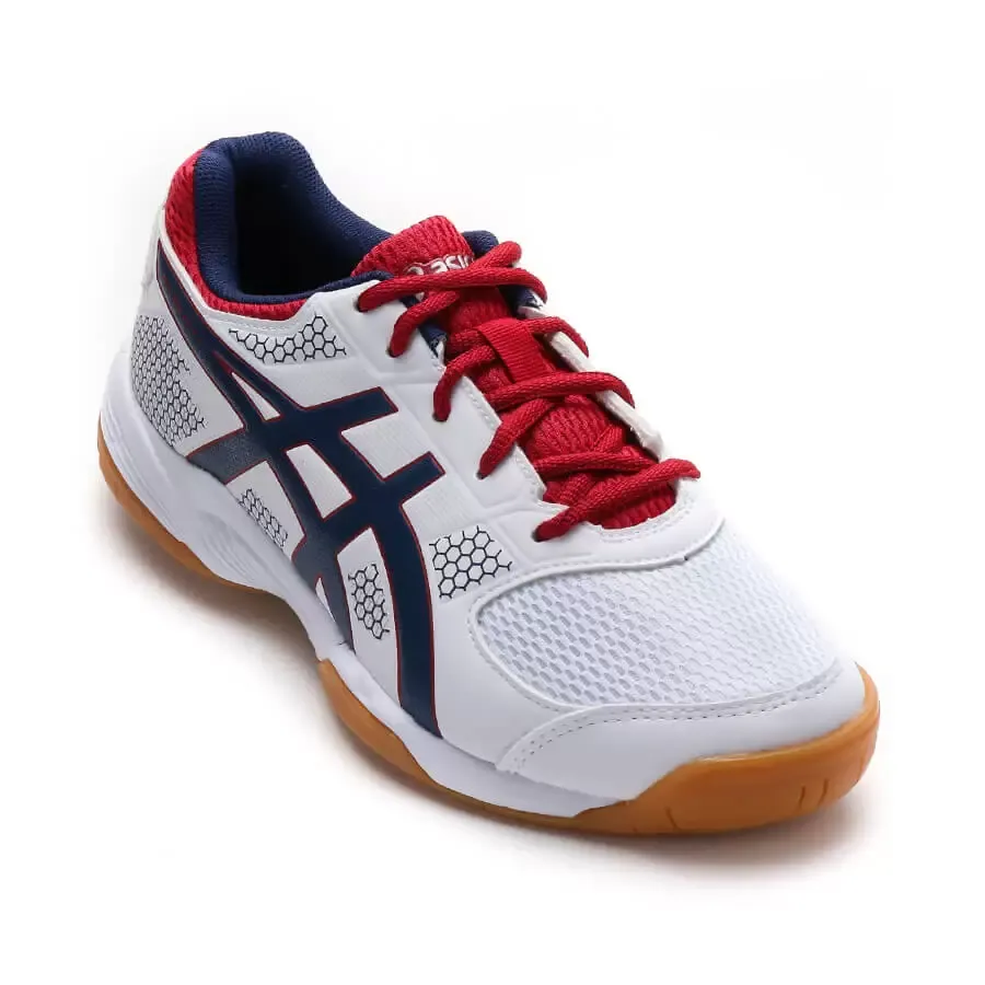 Imagen 3 de 5 de Zapatillas Asics Gel Rocket 8 A-BLANCO/MARINO/ROJO