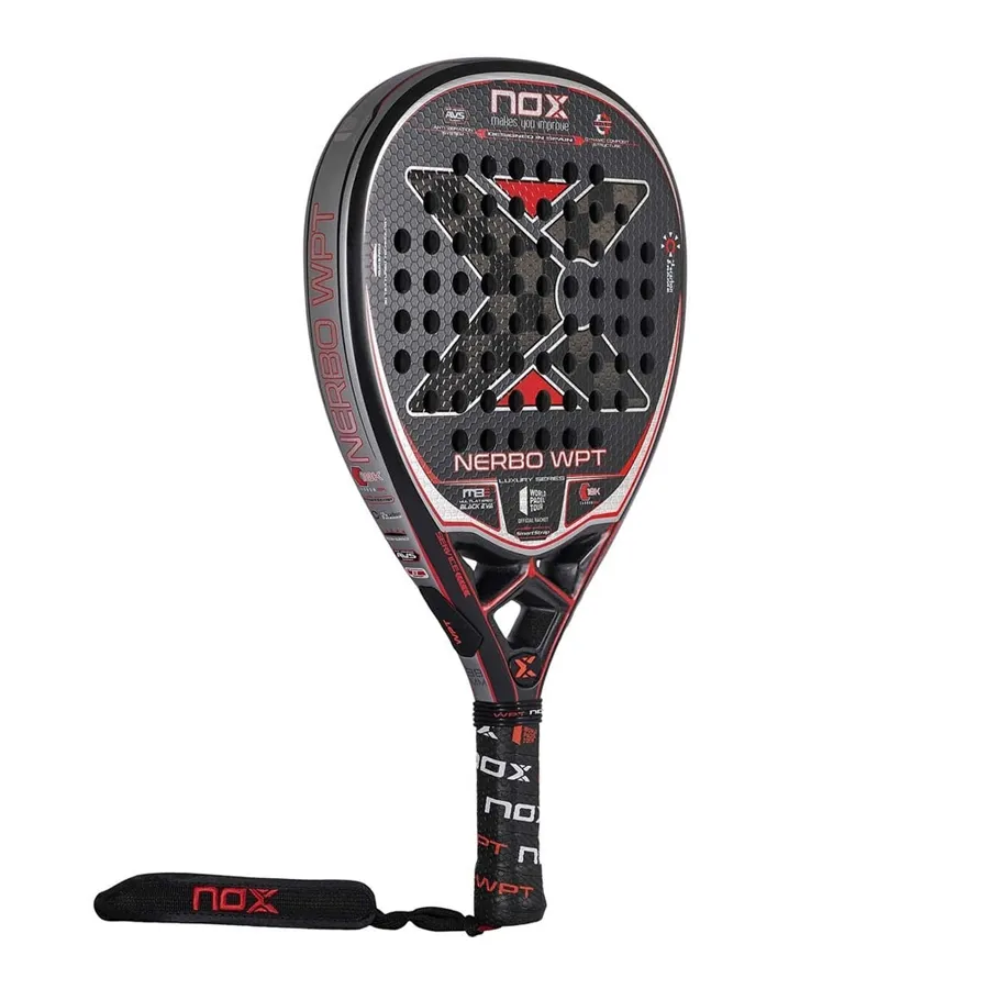 Imagen 1 de 7 de Paleta Nox Nerbo World Padel Tour Official 2022-NEGRO/ROJO/GRIS