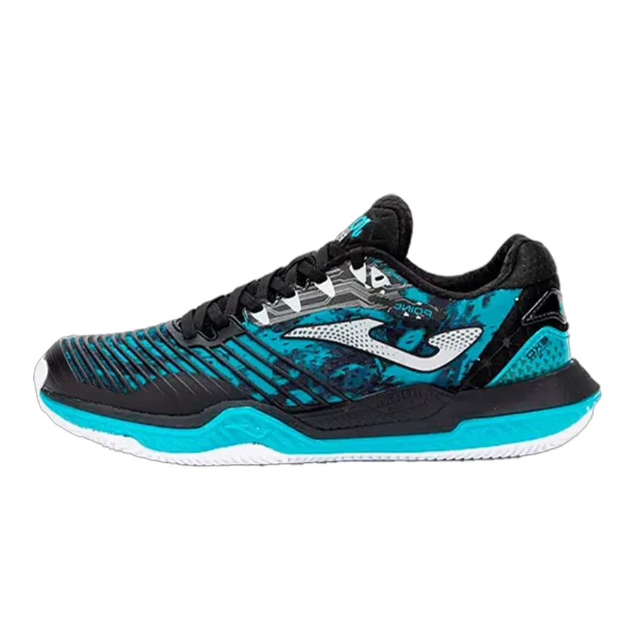 Imagen 2 de 5 de Zapatillas Joma Tenis Point-NEGRO/VERDE AGUA
