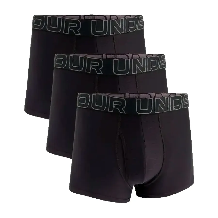 Imagen 2 de 3 de Boxer Under Armour Performance Tech - Paquete de 3-NEGRO