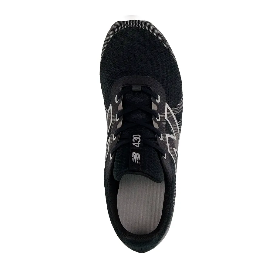 Imagen 3 de 5 de Zapatillas New Balance 430 V4-NEGRO/BLANCO