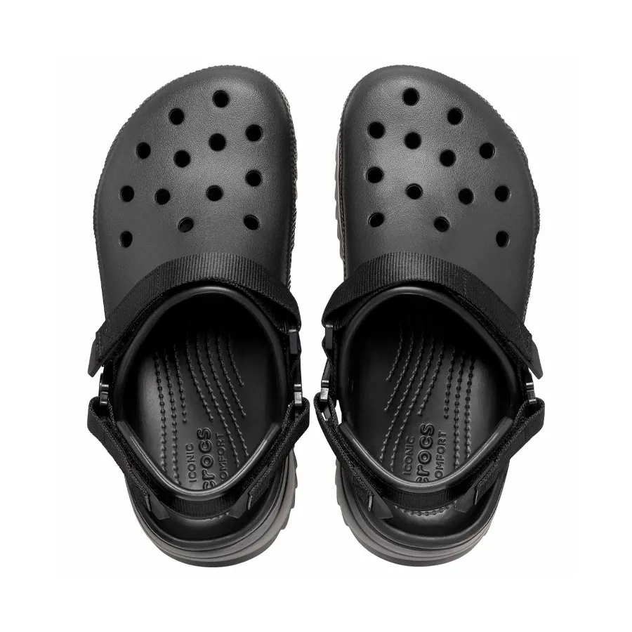 Imagen 3 de 5 de Ojotas Crocs Classic Hiker Clog-NEGRO/NEGRO
