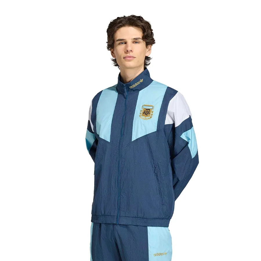 Imagen 0 de 5 de Campera adidas originals Argentina Equipment-AZUL/CELESTE/BLANCO/DORADO