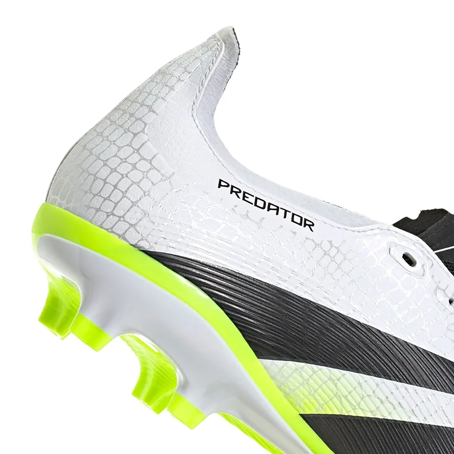 Imagen 6 de 7 de Botines adidas Predator League Fg-BLANCO/NEGRO/VERDE FLUOR