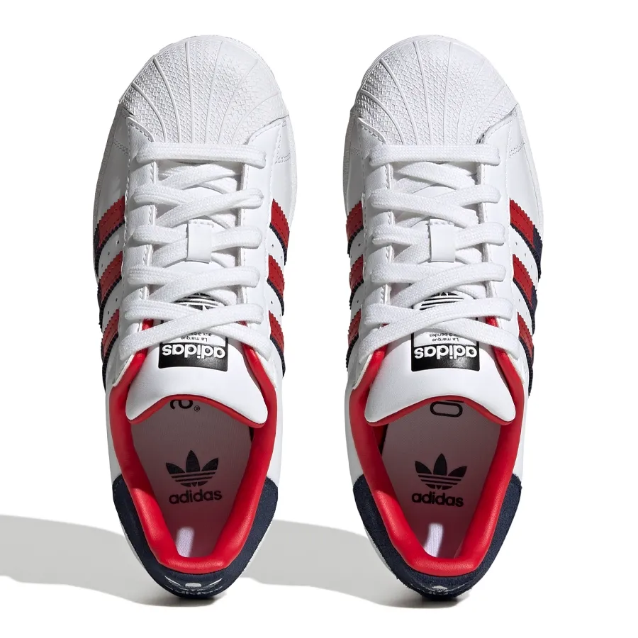 Imagen 1 de 7 de Zapatillas adidas originals Superstar J-BLANCO/MARINO/ROJO