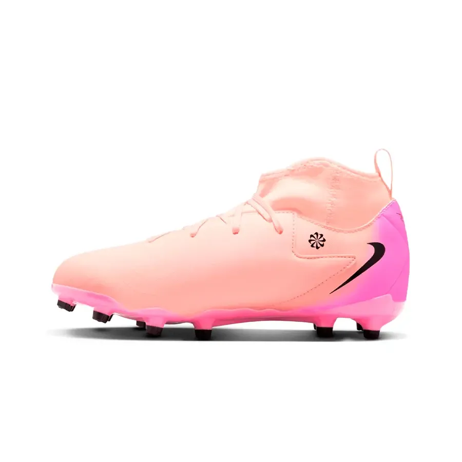 Imagen 2 de 6 de Botines Nike Phantom Luna Academy Fg-ROSA/ROSA FLUOR