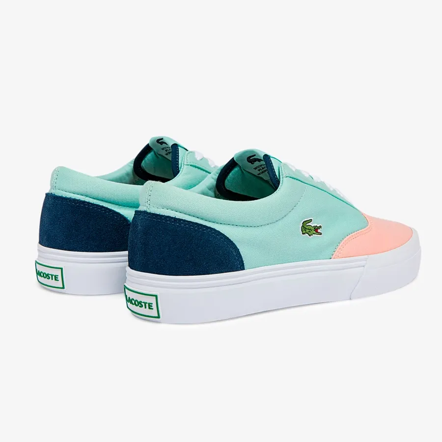 Imagen 5 de 6 de Zapatillas Lacoste Jump Serve Lace-VERDE/SALMON