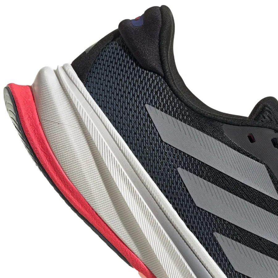Imagen 3 de 6 de Zapatillas adidas Supernova Rise 2-NEGRO/GRIS/ROJO