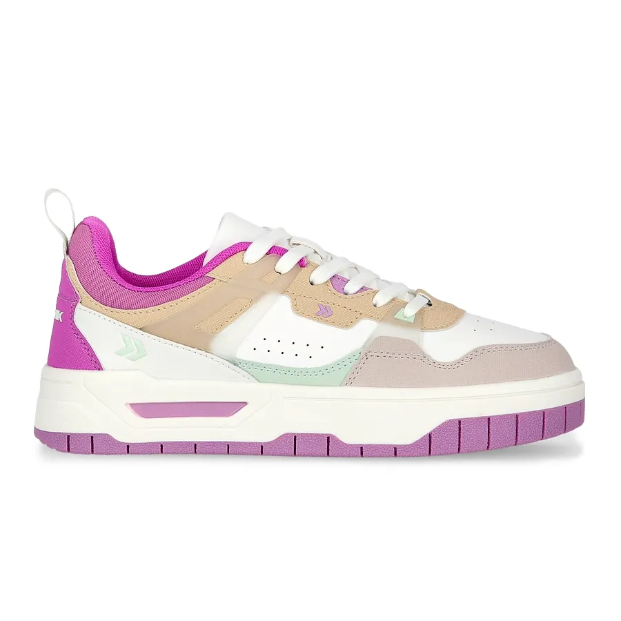 Imagen 0 de 6 de Zapatillas Atomik Casual Urbano Reece M 25-LILA/BEIGE/BLANCO