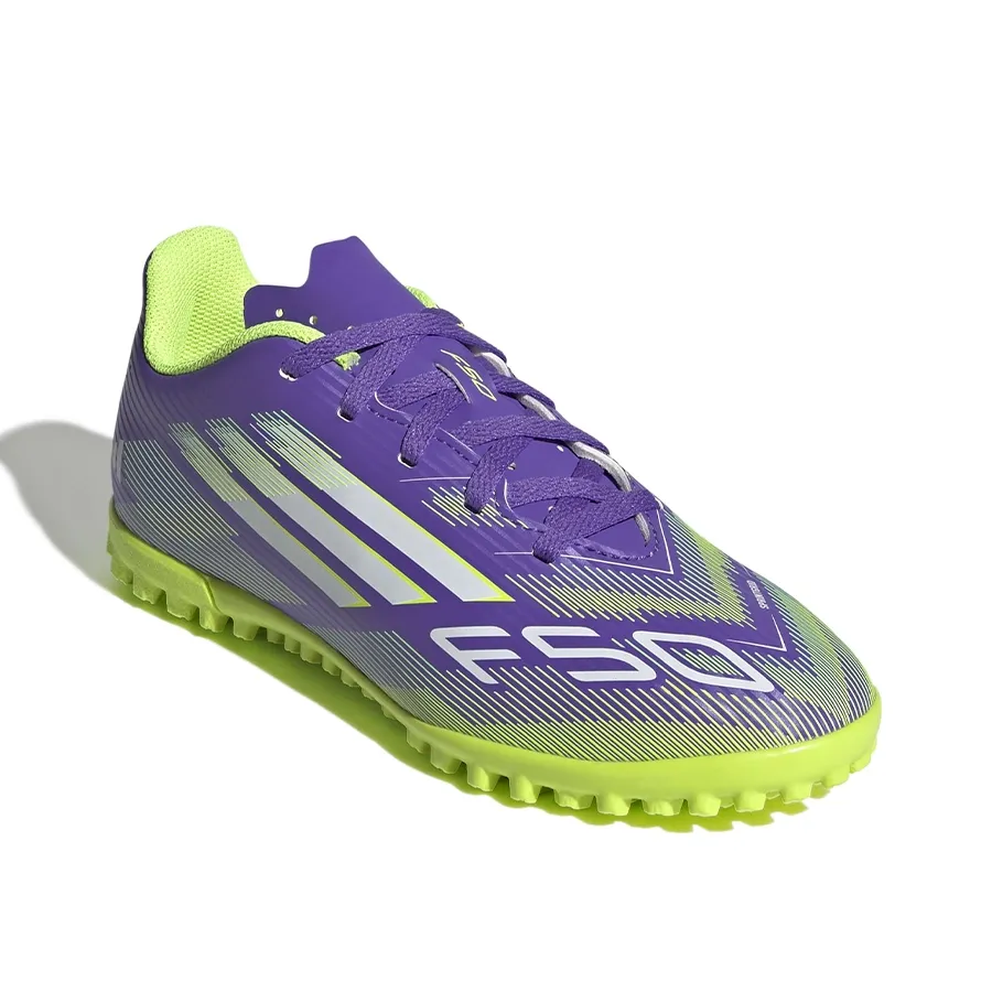 Imagen 1 de 7 de Botines adidas F50 Club Tf J-VIOLETA/BLANCO/VERDE FLUOR