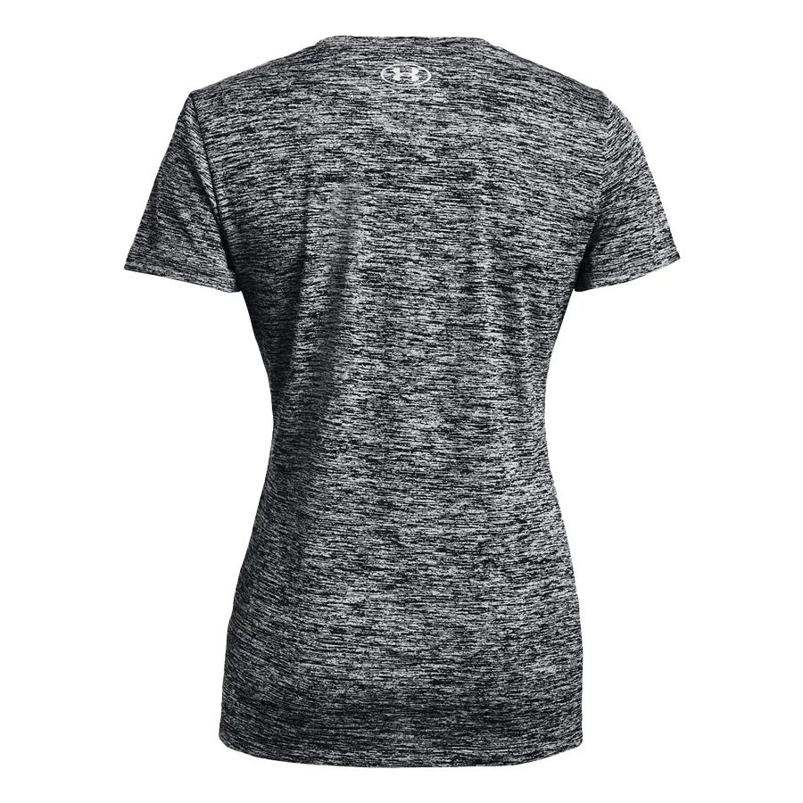 Imagen 3 de 5 de Remera Under Armour Tech Gp Twist-GRIS/ROSA
