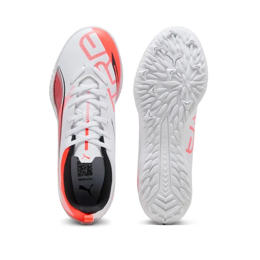 Imagen 3 de 6 de Botines Puma Ultra 5 Play 5 Tt Jr Adp-BLANCO/SALMON/NEGRO