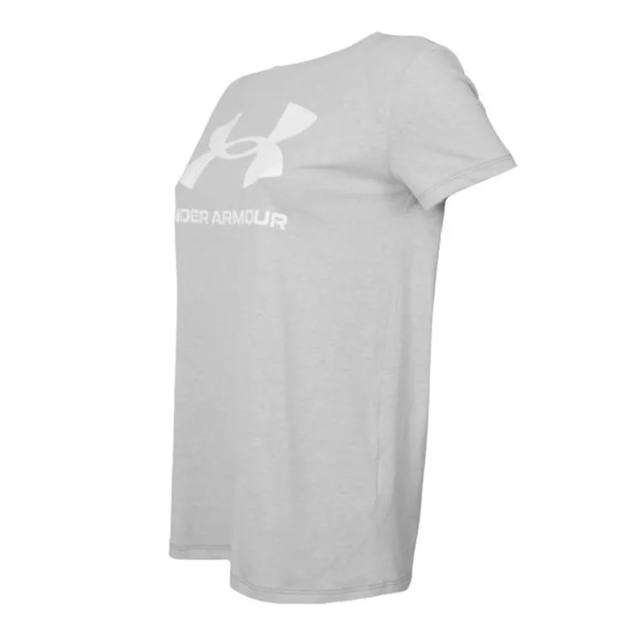Imagen 2 de 3 de Remera Under Armour Live Sportstyle-GRIS/BLANCO