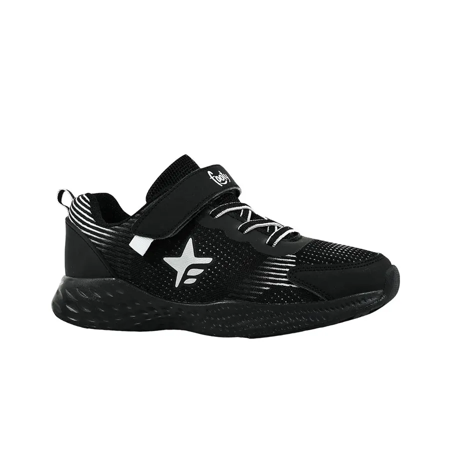 Imagen 0 de 4 de Zapatillas Footy Deportivas-NEGRO/PLATA