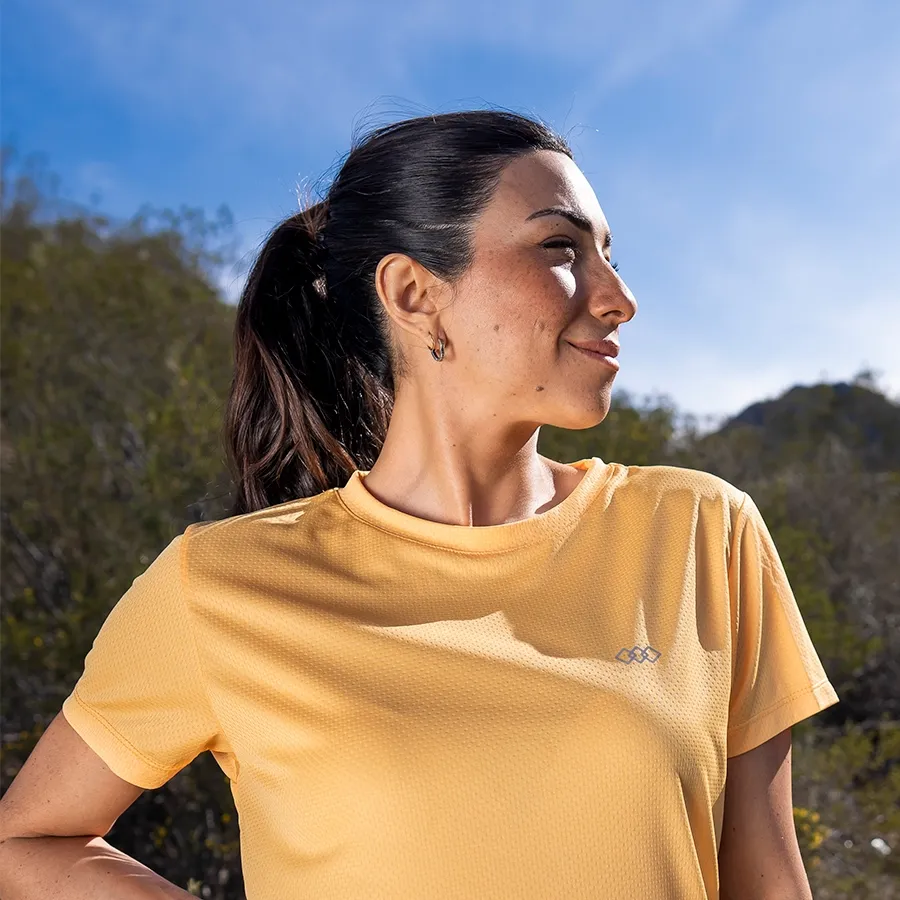 Imagen 4 de 5 de Remera Kamp Ultrarun-AMARILLO