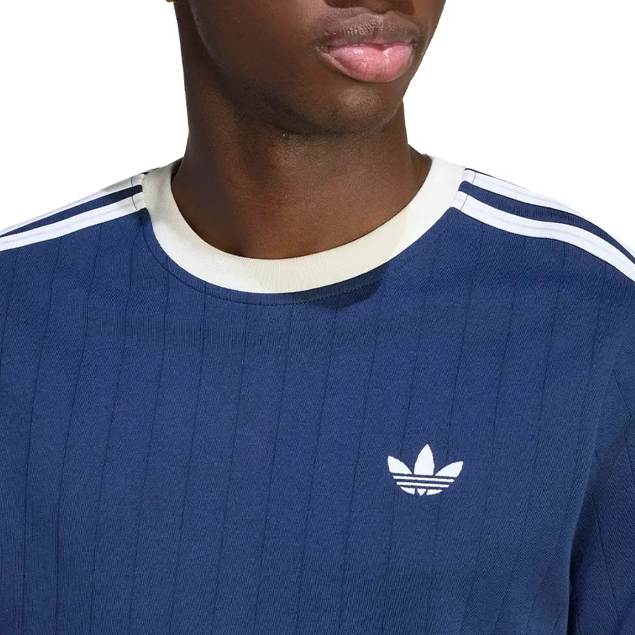 Imagen 3 de 5 de Remera adidas originals Drop Needle 3 Tiras-MARINO/BLANCO