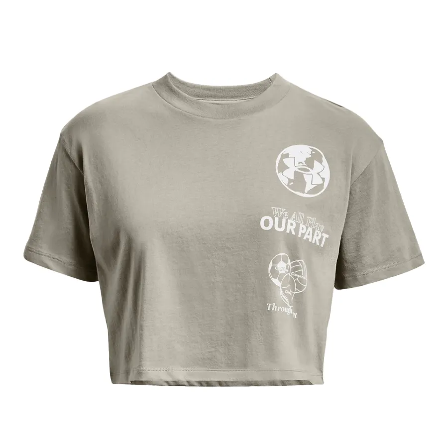 Imagen 0 de 6 de Remera Under Armour Purpose Cause-CEMENTO