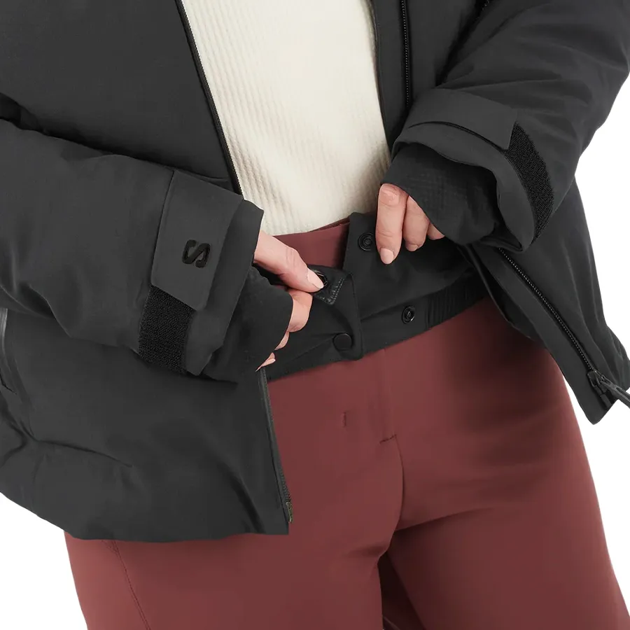 Imagen 5 de 9 de Campera Salomon Alpenflow Down W-NEGRO