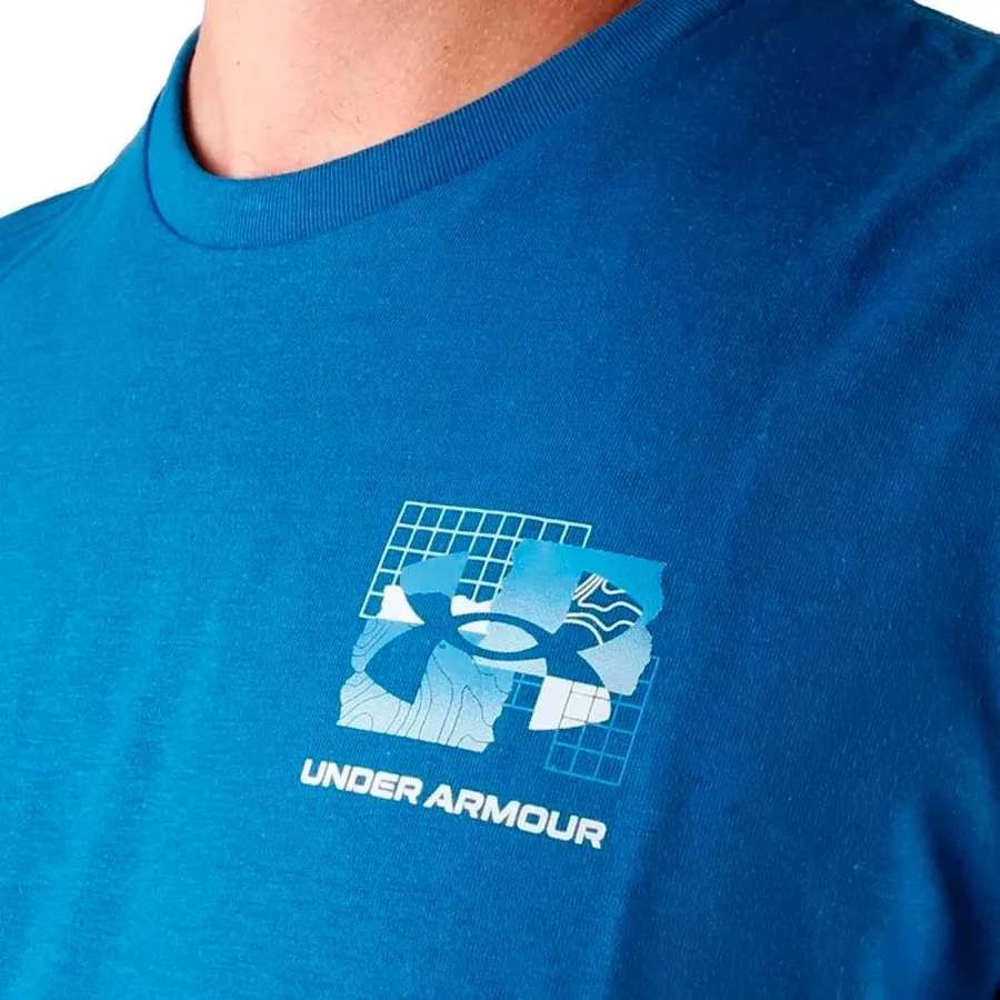 Imagen 1 de 4 de Remera Under Armour Outdoor Tear Grid-AZUL