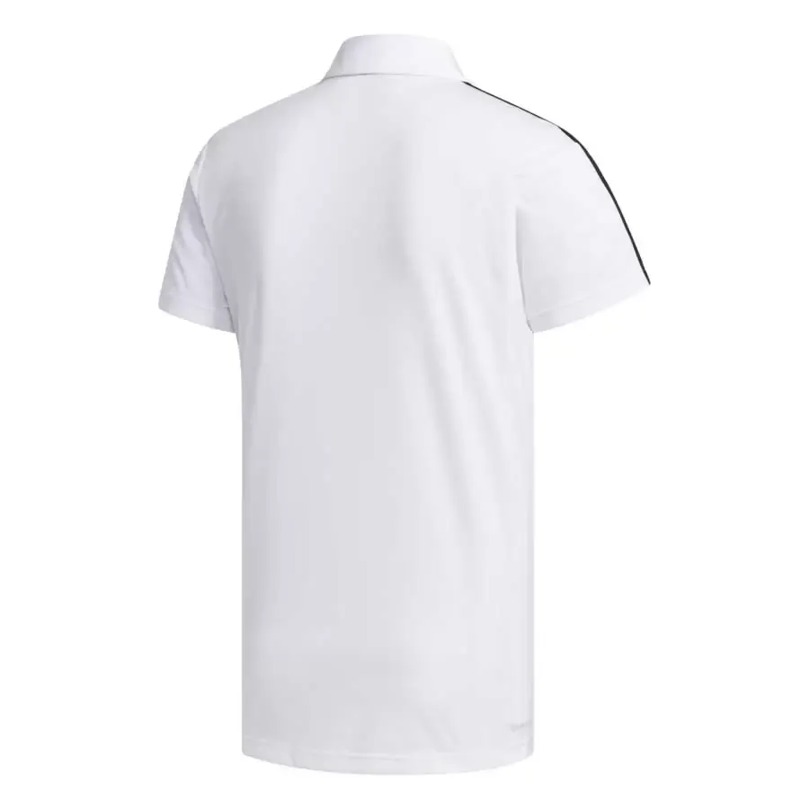 Imagen 0 de 3 de Remera adidas Chomba Designed 2 Move 3 Stripes-BLANCO/NEGRO