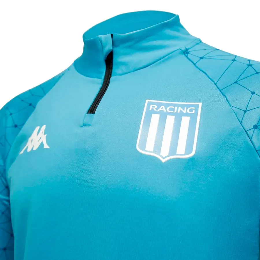 Imagen 5 de 6 de Buzo Kappa De Entrenamiento Racing-TURQUESA