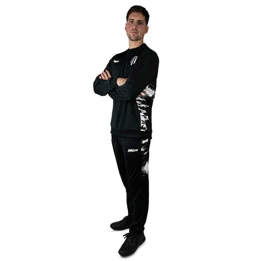 Imagen 4 de 5 de Pantalón Mitre Condor II Gimnasia y Esgrima 25-NEGRO/BLANCO