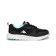 zapatillas-kappa-logo-delvis-NEGRO/TURQUESA