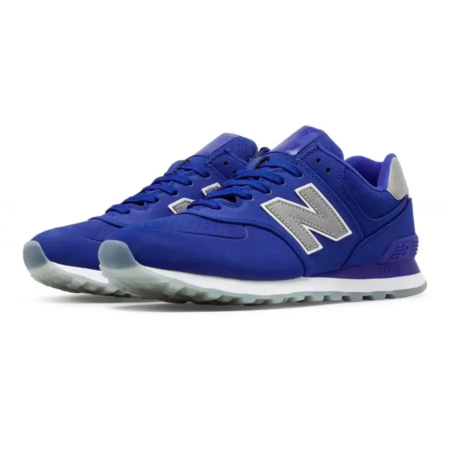 Imagen 2 de 5 de Zapatillas New Balance Ml 574 Sya-AZUL FRANCIA/PLATA