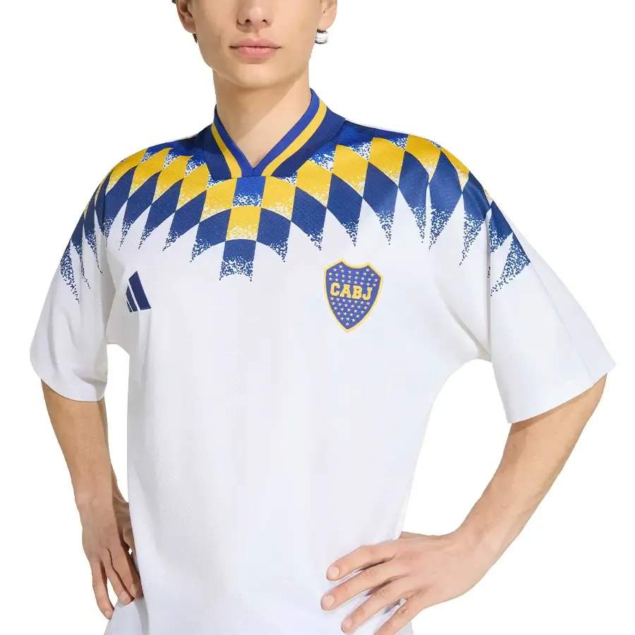 Imagen 4 de 6 de Camiseta adidas Stadium Boca Juniors-BLANCO/AZUL/AMARILLO