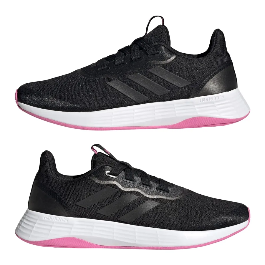 Imagen 2 de 5 de Zapatillas adidas Qt Racer Sport-NEGRO/BLANCO/ROSA