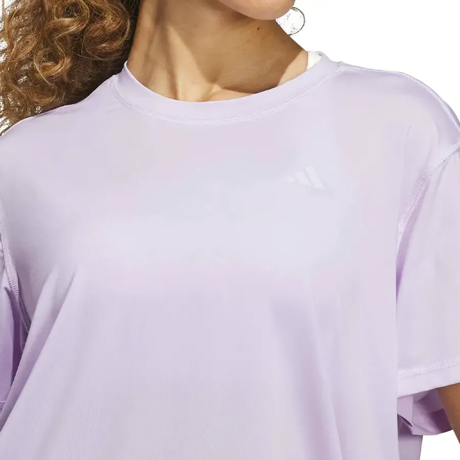Imagen 3 de 5 de Remera adidas Designed For Train Everyday-LAVANDA