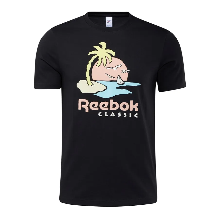 Imagen 0 de 5 de Remera Reebok Graphic Series Crew-NEGRO