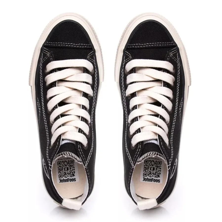 Imagen 3 de 5 de Zapatillas John Foos Flashback 164-NEGRO/BLANCO