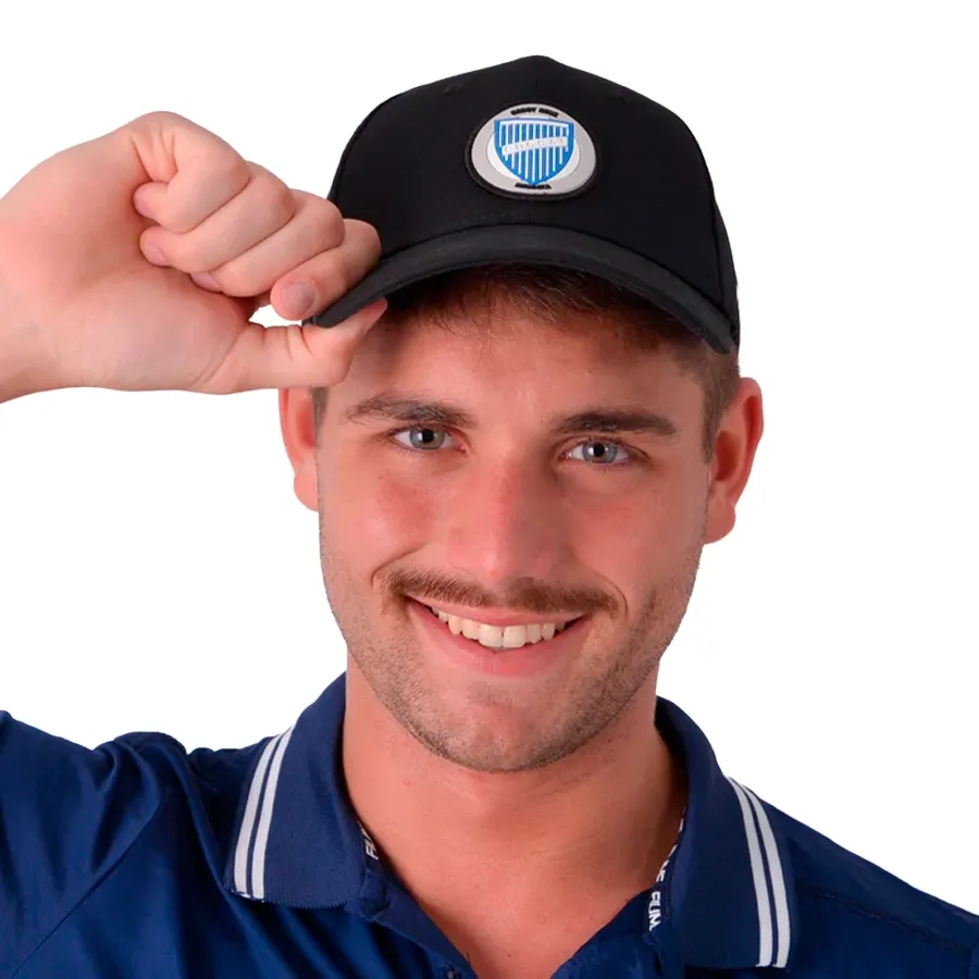 Imagen 0 de 4 de Gorra Fiume Sport Godoy Cruz Importada-NEGRO