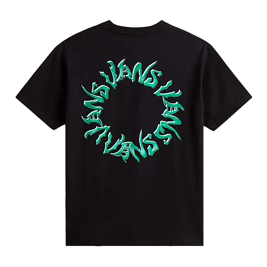 Imagen 3 de 4 de Remera Vans Wild Circle-NEGRO